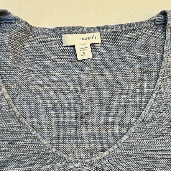 Purejill J Jill Blue Tunic Size Small - Picture 3 of 5